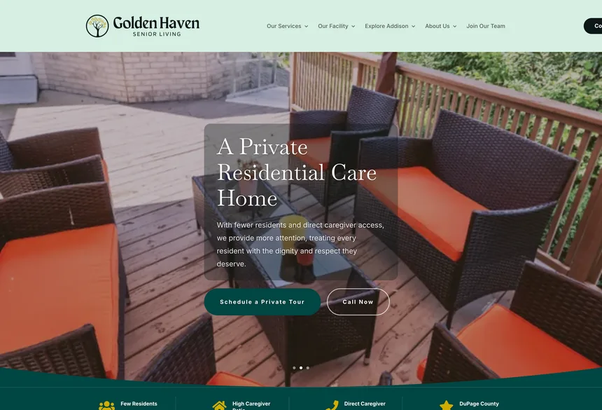 Golden Haven website